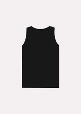 Jadea 4631 canotta con spalla larga cotone modal e lino nero