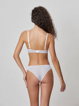 Jadea 4713 Coordinato push-up e brasiliana cuori e pizzo seta serie Persefone