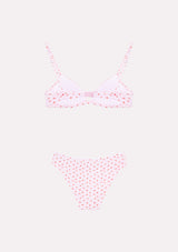 Jadea 4718 Coordinato triangolo e slip in cotone rosa serie Teia