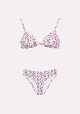 Jadea 4721 Coordinato triangolo e slip in cotone bianco serie Febe