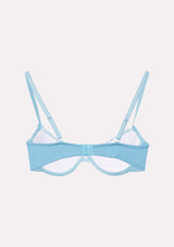 Jadea 4731 reggiseno push-up con pizzo floreale colore giada serie Calliope