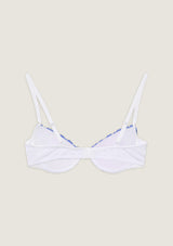 Jadea 4734 reggiseno push-up in pizzo floreale bianco serie Esperia