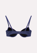 Jadea 4734 reggiseno push-up in pizzo floreale colore mora serie Esperia