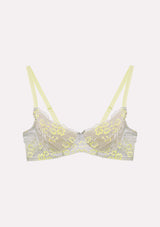 Jadea 4741 balconcino sfoderato in pizzo trasparente colore perla serie Galatea