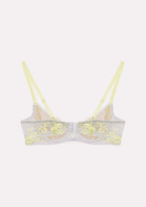 Jadea 4741 balconcino sfoderato in pizzo trasparente colore perla serie Galatea