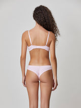 Jadea 4747 balconcino con pizzo floreale colore rosa serie Andromeda