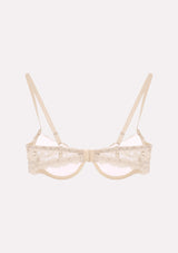 Jadea 4752 reggiseno push-up con pizzo floreale colore avena serie Medea