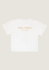 Jadea 4759 t-shirt oversize 100% cotone con stampa frontale colore seta