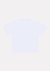 Jadea 4759 t-shirt oversize 100% cotone con stampa frontale colore sky