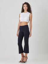 Jadea 4775 leggings capri in cotone elasticizzato colore nero