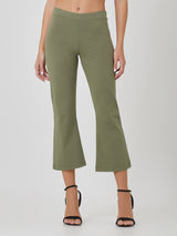 Jadea 4775 leggings capri in cotone elasticizzato colore verde militare