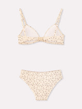 Jadea 4815 coordinato triangolo e slip fantasia mista crema serie galaxia