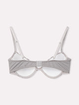 Jadea 4845 push-up con pizzo a contrasto grigio serie eterea