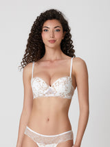 Jadea 4851 balconcino in pizzo floreale latte serie alisea