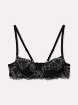 Jadea 4851 balconcino in pizzo floreale nero serie alisea