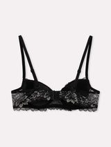 Jadea 4851 balconcino in pizzo floreale nero serie alisea