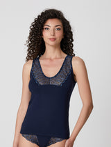 Jadea 4856 coordinato canotta e slip con pizzo eclisse serie velaria