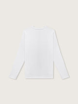 Jadea 4858 maglia donna girocollo in cotone e viscosa effetto similseta panna