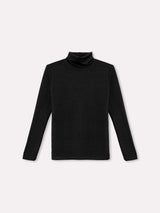 Jadea 4861 dolcevita donna in maglina tinta unita nero