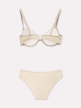 Jadea 4890 coordinato push up e brasiliana floreale avena