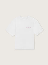 Jadea 4925 t-shirt 100% cotone con scritta e stampa bianco