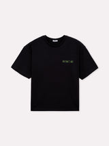 Jadea 4925 t-shirt 100% cotone con scritta e stampa nero
