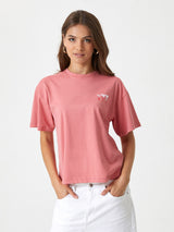 T-shirt oversize con scritte