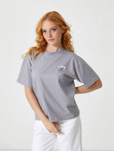 T-shirt oversize con scritte