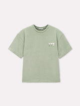 T-shirt oversize con scritte
