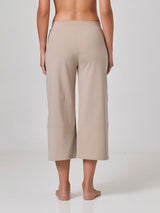 Jadea 4943 pantalone capri linea svasata beige