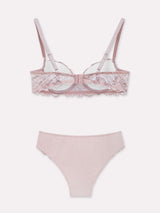 Jadea 4959 coordinato balconcino e slip con pizzo fard
