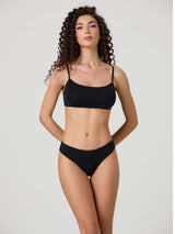 Brasiliana in cotone modal con retro doppiato