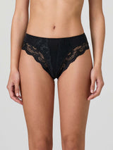 Slip in cotone modal e pizzo frontale