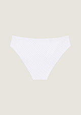 Jadea 6478 slip in cotone a fantasia con pizzo colore bianco serie Rea