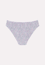 Jadea 6478 slip in cotone a fantasia con pizzo colore lavanda serie Rea