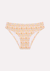 Jadea 6495 slip in cotone a fantasia colore arancio serie Asteria