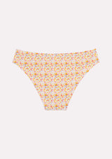 Jadea 6495 slip in cotone a fantasia colore arancio serie Asteria