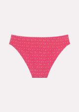 Jadea 6495 slip in cotone a fantasia colore fucsia serie Asteria