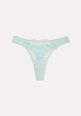 Jadea 6523 perizoma in pizzo floreale colore tiffany serie Venere