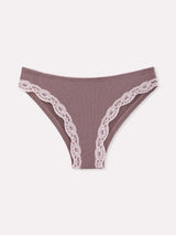 Jadea 6531 brasiliana cotone elasticizzato costine e pizzo crepuscolo serie nebula