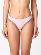 Jadea 6531 brasiliana cotone elasticizzato costine e pizzo rosa serie nebula