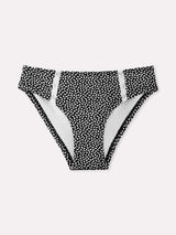 Jadea 6534 slip donna in cotone elasticizzato a fantasia nero serie luna