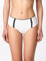 Jadea 6535 slip midi donna cotone elasticizzato a fantasia seta serie luna