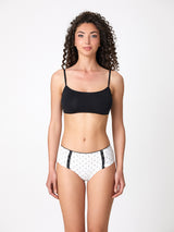 Jadea 6535 slip midi donna cotone elasticizzato a fantasia seta serie luna