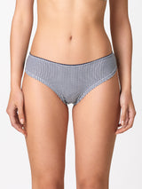 Jadea 6536 slip donna cotone elasticizzato fantasia vichi blu serie vega