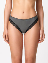 Jadea 6537 brasiliana cotone elasticizzato fantasia vichi nero serie vega