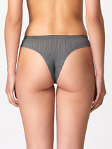 Jadea 6537 brasiliana cotone elasticizzato fantasia vichi nero serie vega