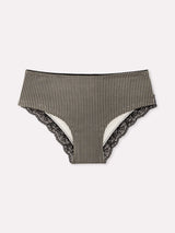 Jadea 6538 slip donna midi cotone fantasia vichi nero serie vega