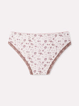 Jadea 6539 slip donna cotone elasticizzato a fiori crepuscolo serie celestia