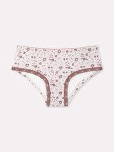 Jadea 6540 slip donna midi cotone elasticizzato a fiori crepuscolo serie celestia